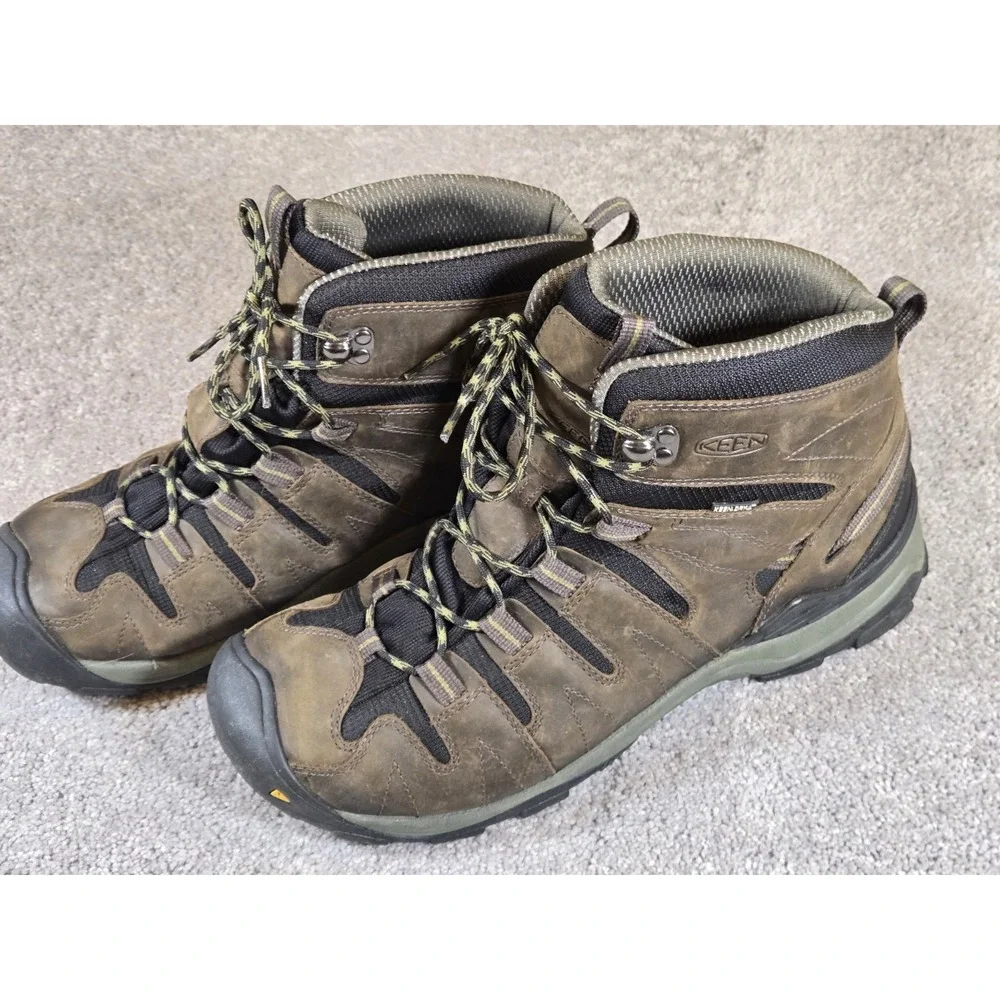 KEEN Dry Men's Gypsum 2 Mid Waterproof Hiking Boots Size 15 Excellent Condition
